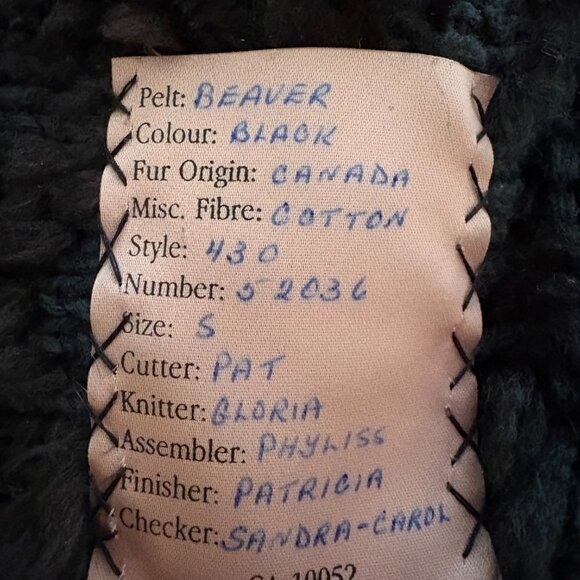 Woman's Black Paula Lishman Sheared Knit Beaver Fur Jacket – New Without Tags - Picture 3 of 7